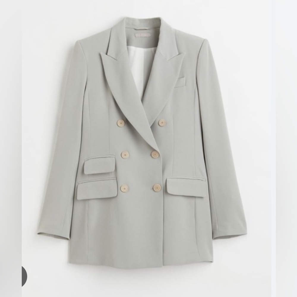 H&M Women's Double Breasted Blazer - Size large